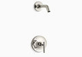 Kohler TLS14422-4-SN Purist Rite-Temp® Shower Valve Trim with Lever Handle, Less Showerhead Vibrant Polished Nickel