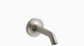Kohler 14426-BN Purist® Wall-Mount 35 Degree Bath spout, 2.5 gpm, Vibrant Brushed Nickel