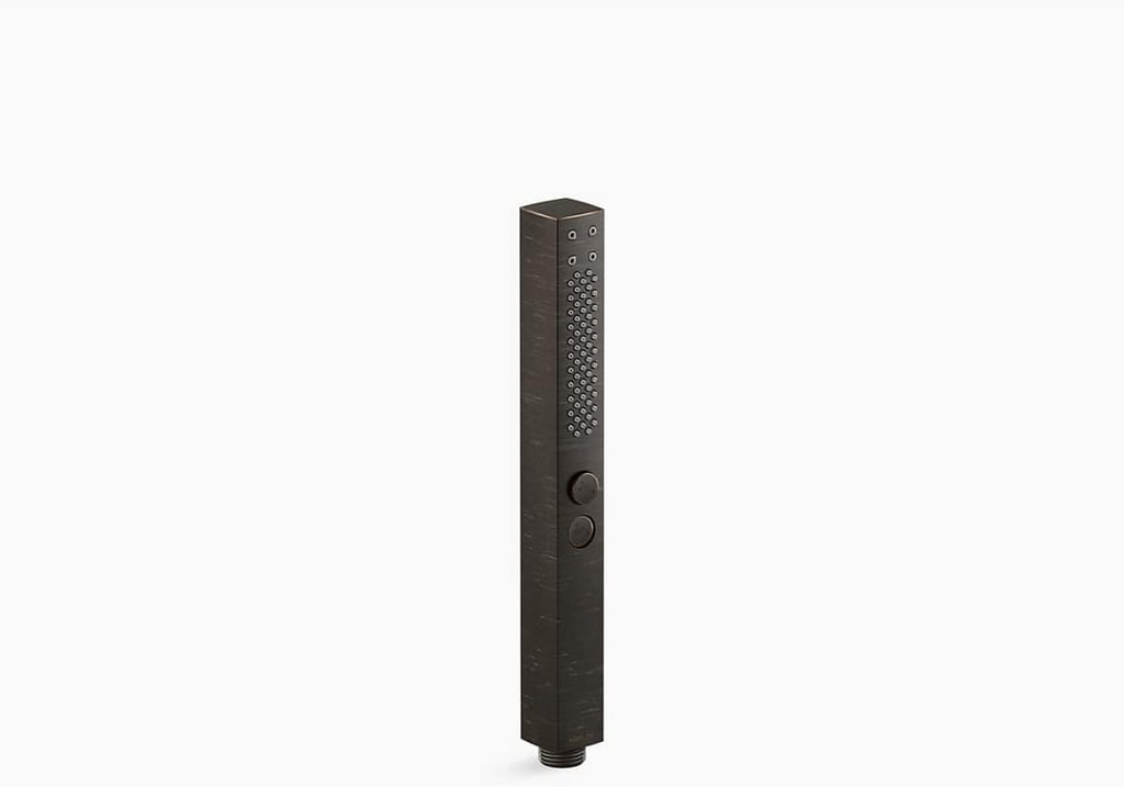 KOHLER 21336-2BZ Shift + Square Two-Function Handshower, Handheld Showerhead with 2 Spray Settings, 2.5 GPM, Oil-Rubbed Bronze