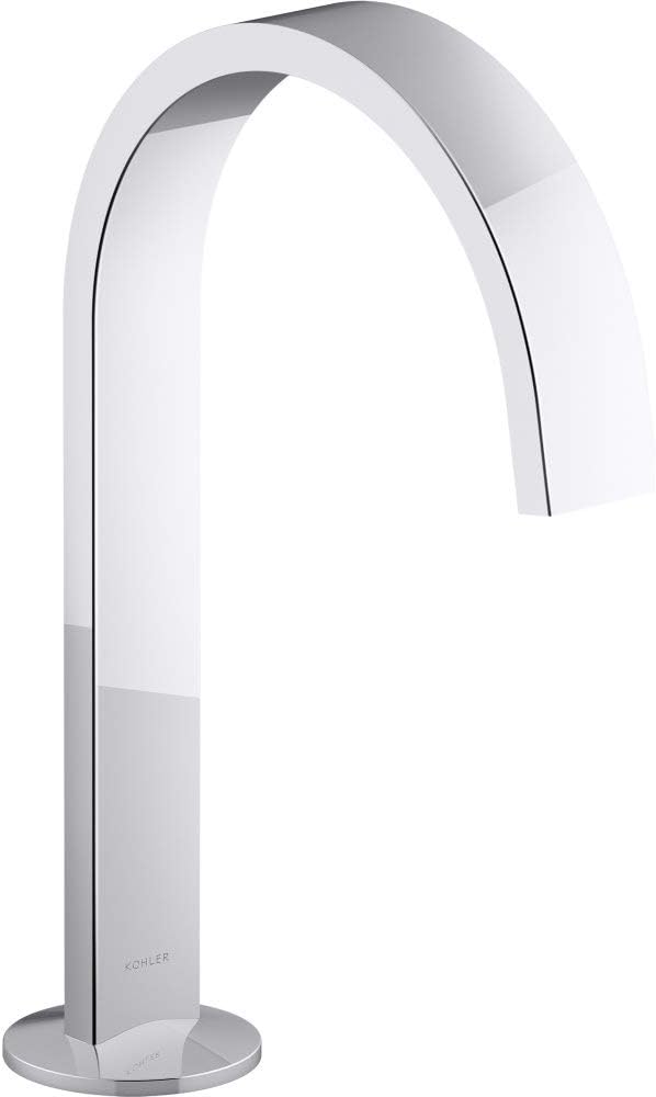 Kohler 77968-CP Components® Bathroom Sink Faucet spout with Ribbon Design, 1.2 gpm, Polished Chrome