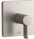 KOHLER Ts23501-4-Bn Parallel Rite-Temp Shower Valve Trim, Brushed Nickel