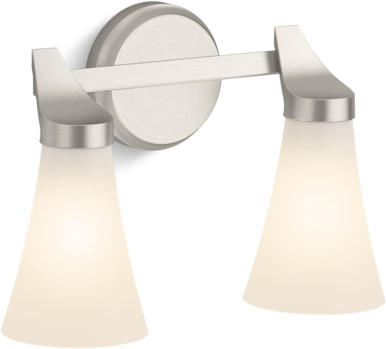 Simplice 2-Light Sconce - Brushed Nickel 26847-SC02-BNL Kohler