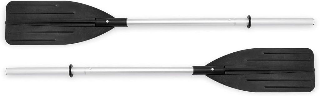 INTEX 68370EP Challenger 3 Inflatable Boat Set: Includes Deluxe 48in Boat Oars and High-Output Pump – Triple Air Chambers – Welded Oar Locks – 3 Person – 660lb Weight Capacity