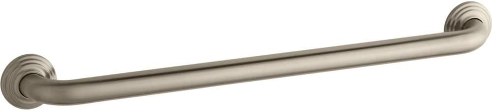 KOHLER K-10542-BV Traditional 24-Inch Grab Bar, Vibrant Brushed Bronze