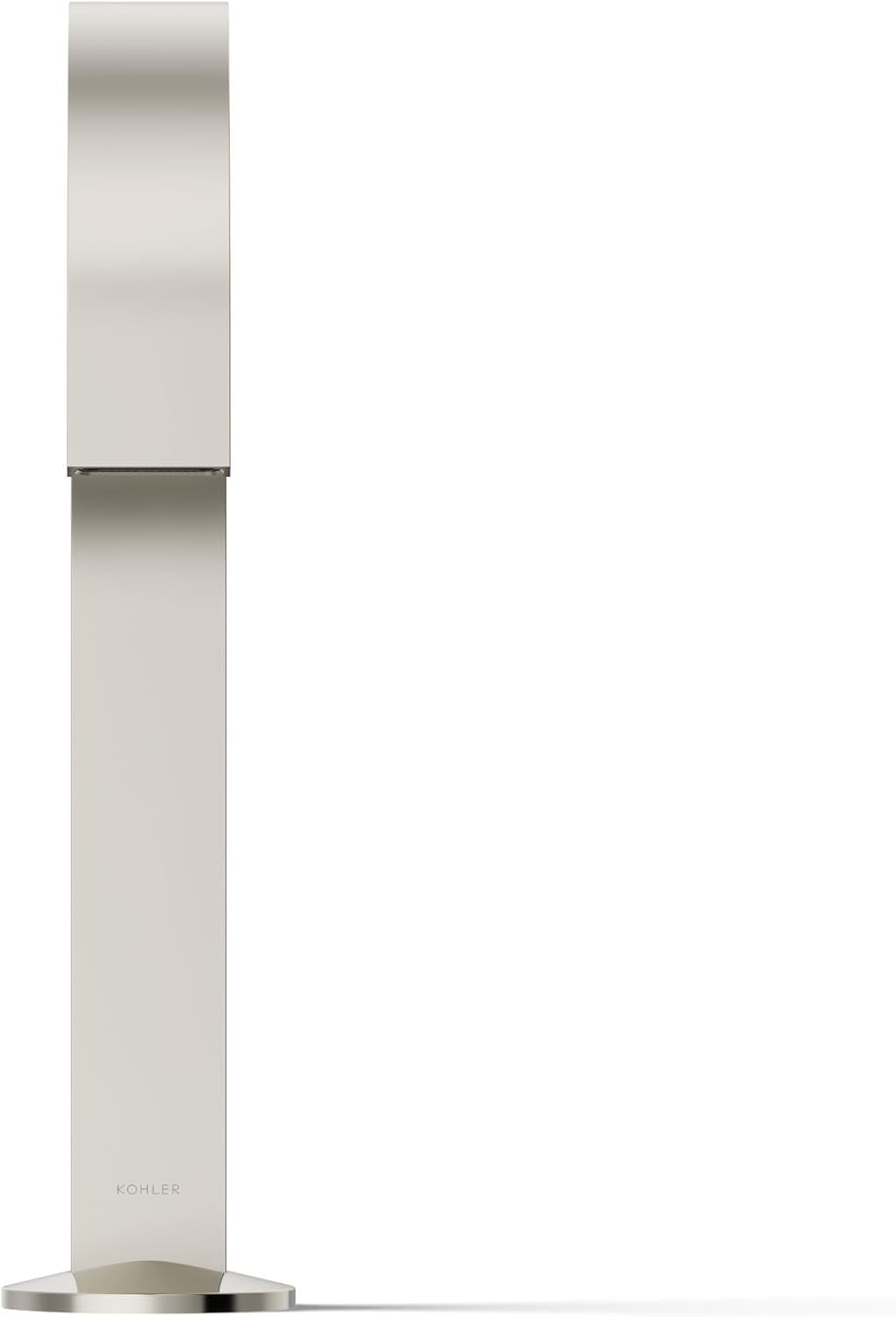 Kohler 77968-SN Components® Bathroom Sink Faucet spout with Ribbon Design, 1.2 gpm, Vibrant Polished Nickel