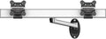 Dual Monitor Wall Mount for Apple Quick Release Single Arm