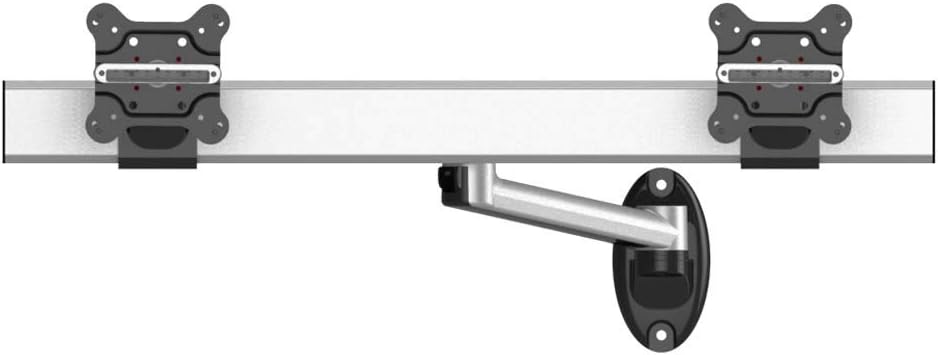 Dual Monitor Wall Mount for Apple Quick Release Single Arm