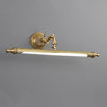 Antique Brass Bathroom Vanity Light Traditional Vanity Lighting LED Bathroom Wall Light Long Strip Vintage Sconce Light Bookshelf Library Lights in Gold - 22' Third Gear Dimming