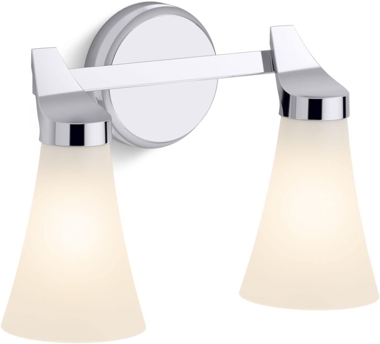 Simplice 2-Light Sconce - Brushed Nickel 26847-SC02-BNL Kohler