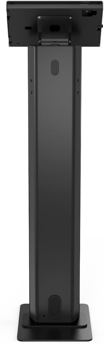 Compulocks iPad Air M2 & M3 11' Apex Enclosure Brandable Floor Stand – Secure Tablet Display Kiosk Mount, Digital Signage, POS Display - Black