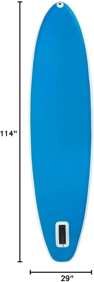 Bestway Inflatable Stand Up Paddle Board | Inflatable SUP for Adults and Kids | 6' Thickness | Kit Includes Adjustable Aluminum Paddle, Hand Pump, Travel Bag, Surf Leash, & Repair Kit