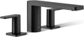 Kohler 27121-4-BL Parallel® Two-Handle Deck-Mount Bath Faucet, Matte Black