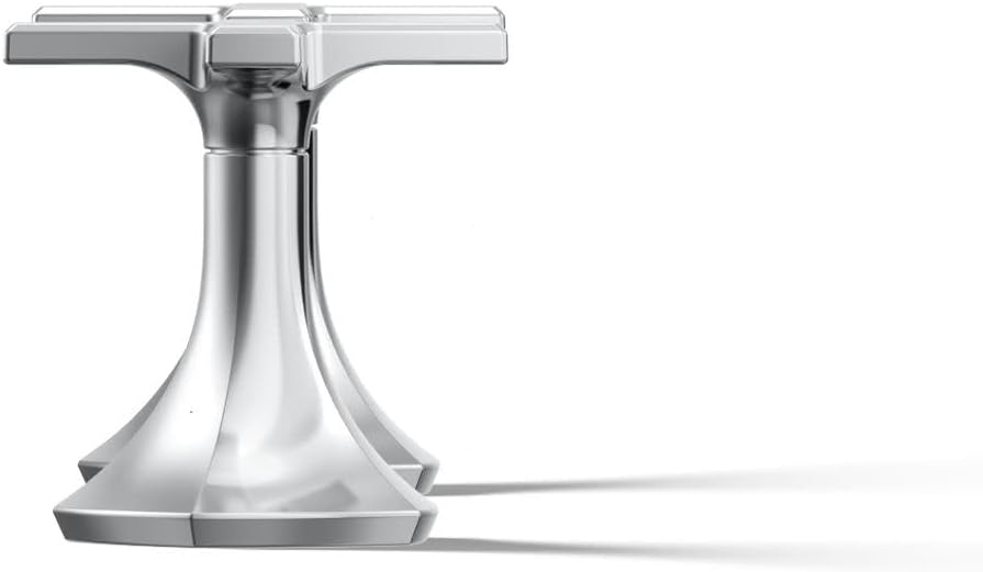 Kohler 27010-3-CP OCCASION™ Cross bathroom sink faucet handles, Polished Chrome