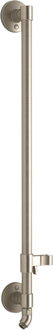 KOHLER K-45903-BV Hydrorail-H Bath and Shower Column, Vibrant Brushed Bronze