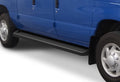 APS Running Boards (Nerf Bars Side Steps Step Bars) Compatible with Ford Econoline 1999-2014 Full Size Van 3-Door (Black Powder Coated Running Board Style)