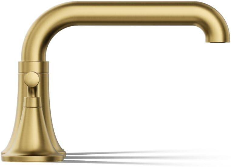 Kohler T27417-4-2MB Tone™ Deck-Mount Bath Faucet Trim, Vibrant Brushed Moderne Brass