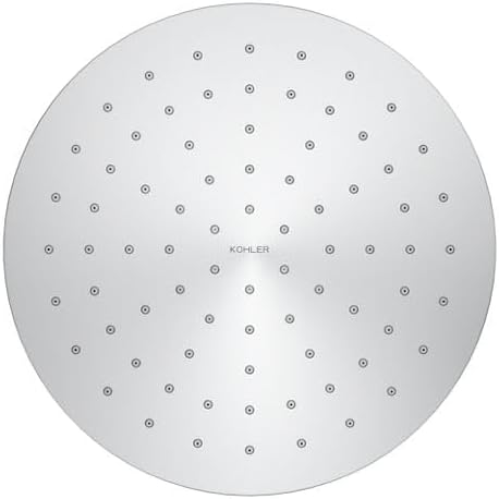 Kohler 13688-CP Contemporary Round 8' single-function rainhead, 2.5 gpm, Polished Chrome