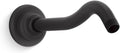 Kohler 72775-BL K-72775-BL Artifacts Shower ARM & Flange, Matte Black