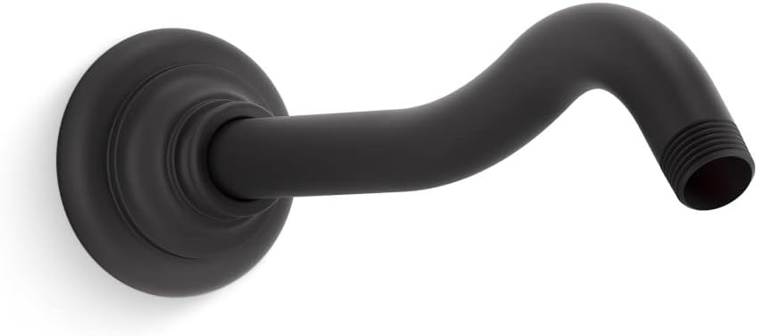 Kohler 72775-BL K-72775-BL Artifacts Shower ARM & Flange, Matte Black