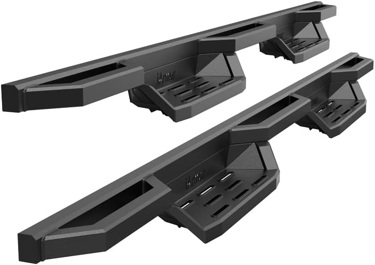 APS Stainless Steel 6.5in Nerf Bars Pocket Steps Square Tube Rocker Guards Compatible with Tacoma Xtra Cab 95-04