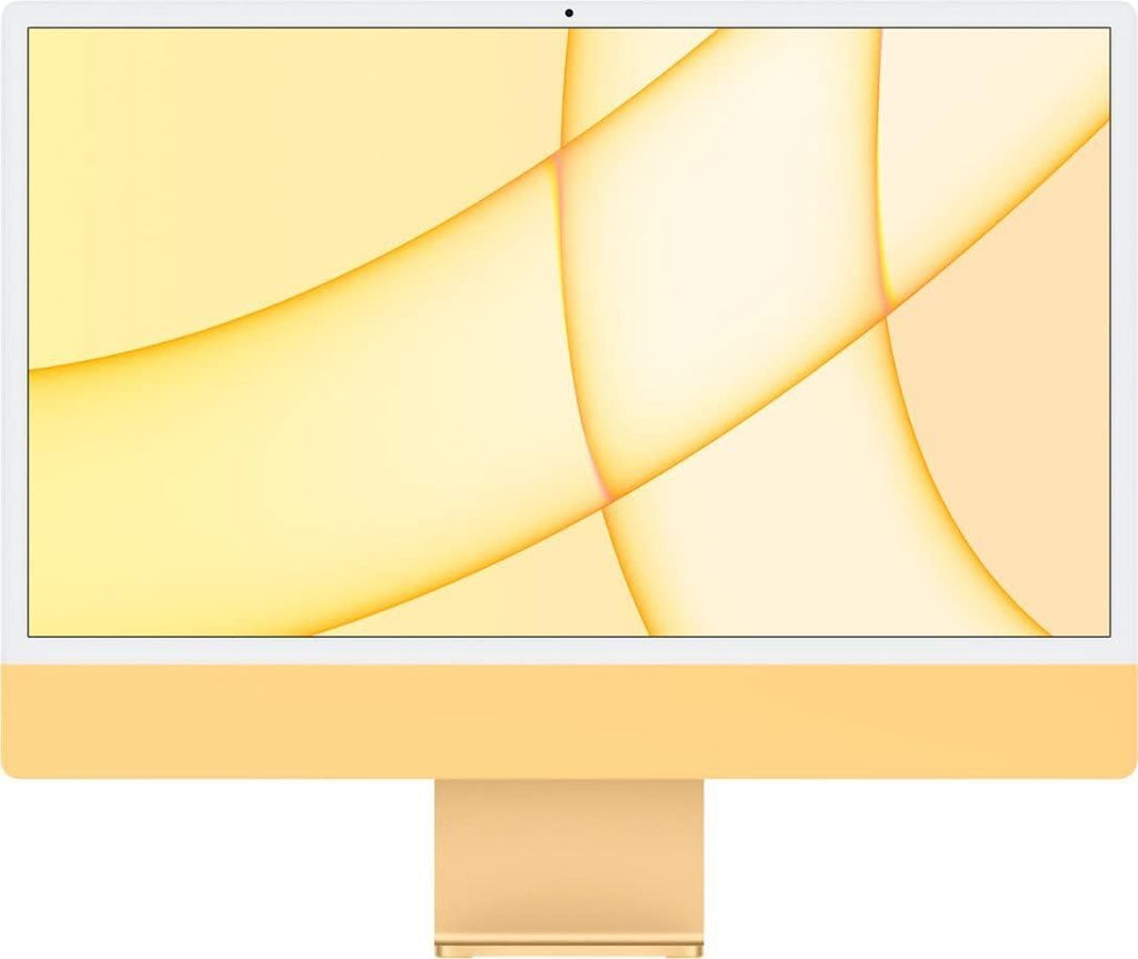 2021 Apple iMac with Apple M1 Chip with 8-core CPU (24-inch, 16GB RAM, 2TB SSD Storage) (QWERTY English) Yellow (Renewed)