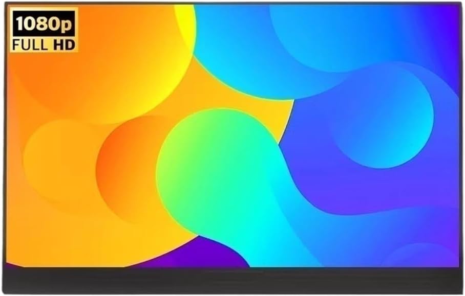 Portable Laptop Monitor 14 Inch Portable Monitor 1080P IPS Extended Screen Touch Second Gaming Display
