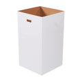 Box USA 50 Gallon 18' L x 18' W x 36' H 10-Pack Cardboard Trash Cans and Recycling Bins, Reusable or Disposable Pop Up Garbage Boxes for Parties, Outdoor Events, Heavy Duty, Plain