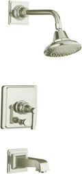 Kohler K-T13133-4A-SN 1-Handle Pressure Balance Tub Shower Faucet 2.5GPM Nickel