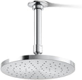 Kohler 13688-CP Contemporary Round 8' single-function rainhead, 2.5 gpm, Polished Chrome