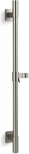 KOHLER 98342-BN Awaken Deluxe 24-Inch Slidebar, Vibrant Brushed Nickel
