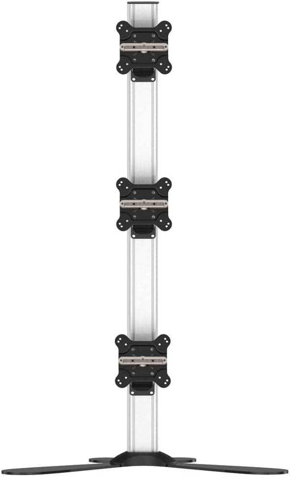 Monitor Stand for Two Displays Side by Side Low Profile Compatible with Apple