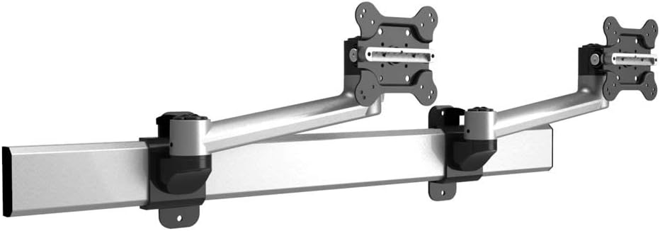 Dual Monitor Wall Mount for Apple Quick Release Single Arms