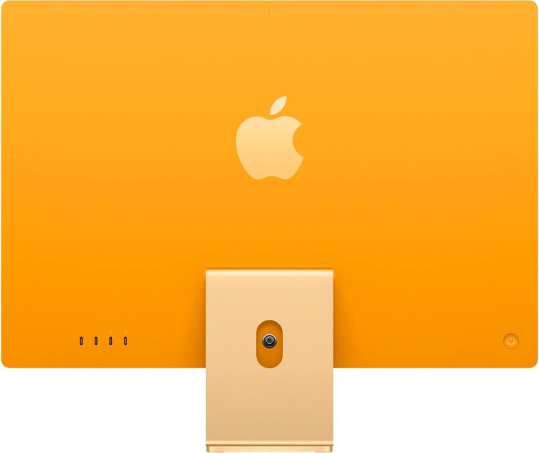 2021 Apple iMac with Apple M1 Chip with 8-core CPU (24-inch, 16GB RAM, 2TB SSD Storage) (QWERTY English) Yellow (Renewed)