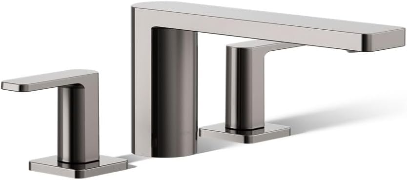 Kohler 27121-4-TT Parallel® Two-Handle Deck-Mount Bath Faucet, Vibrant Titanium