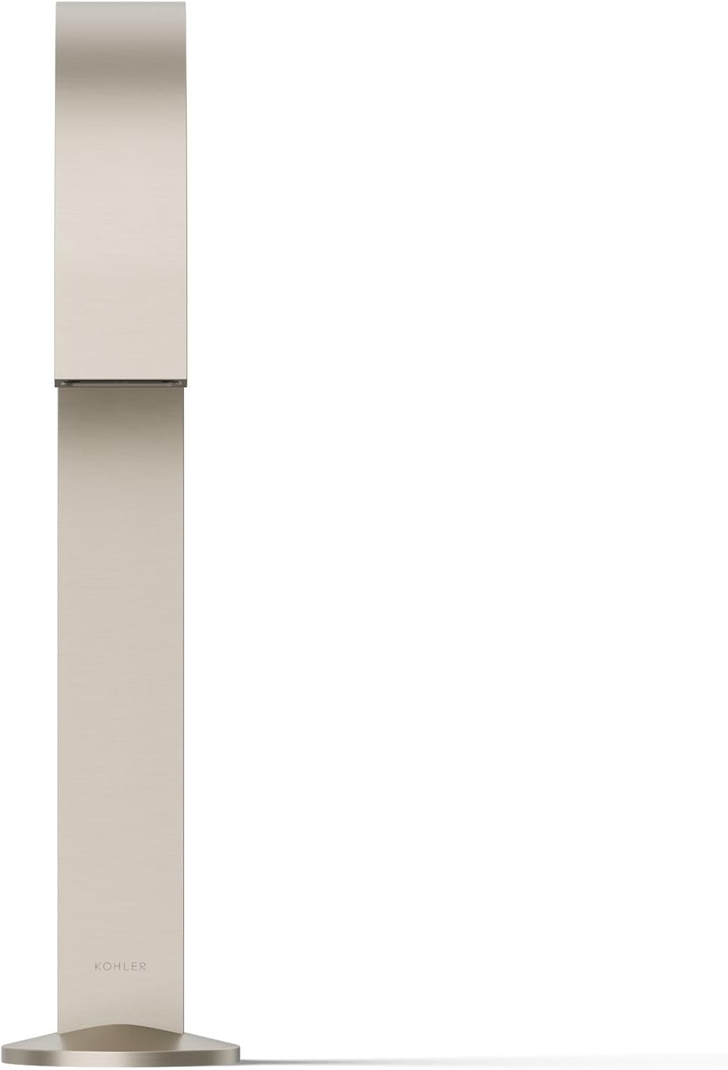 Kohler 77968-BN Components® Bathroom Sink Faucet spout with Ribbon Design, 1.2 gpm, Vibrant Brushed Nickel