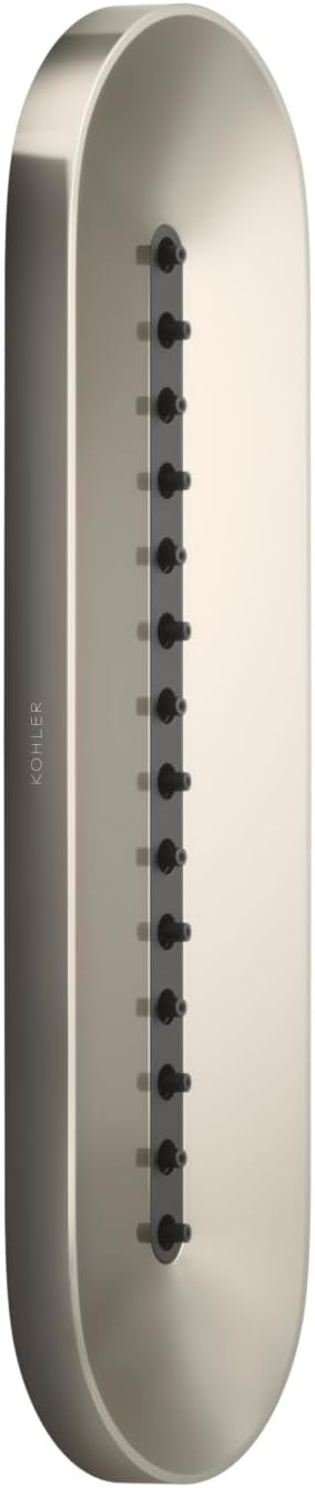 Kohler 26300-SN K-26300-SN Statement Oblong Vichy Body Spray, Vibrant Polished Nickel