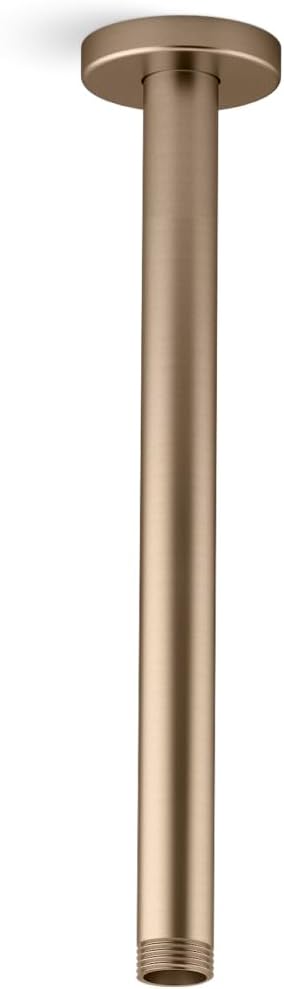 KOHLER K- 26321-BV STATEMENT™ 1F CM RH Arm - 12' (305mm), Vibrant Brushed Bronze