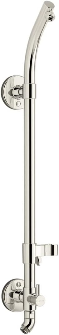 KOHLER 45906-SN HydroRail-S Shower Column, Vibrant Polished Nickel