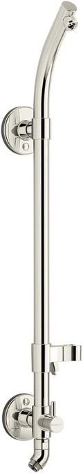 KOHLER 45906-SN HydroRail-S Shower Column, Vibrant Polished Nickel