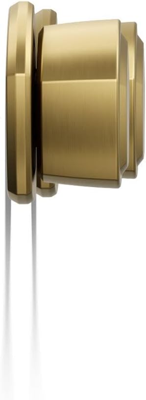 KOHLER T27013-9-2MB Occasion Wall-Mount Bathroom Sink Faucet Knob Handle Trim in Vibrant Brushed Moderne Brass