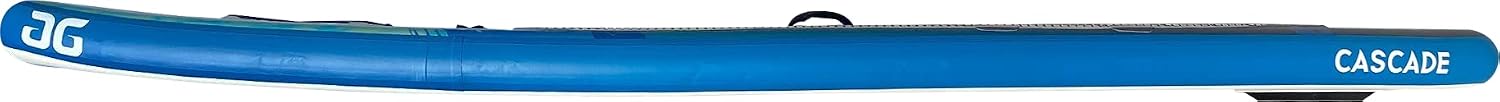AQUAGLIDE Inflatable Stand Up Paddle Board with Premium SUP Accessories - Backpack, 3-Piece Focus Leverlock Paddle, Fin, Leash, and Hand Pump - Cascade 10' ISUP, Multicolor