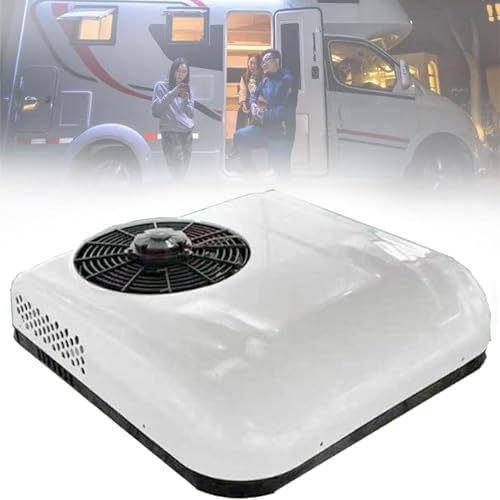 12V/24V Electric Car RV Air Conditioner, 2200W Portable Cooling System for Minivans, SUVs, Trucks & Construction Vehicles, Ideal Parking AC for Campers