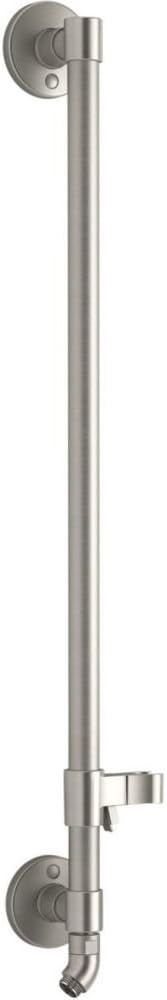 KOHLER K-45903-BN Hydrorail-H Bath and Shower Column, Vibrant Brushed Nickel
