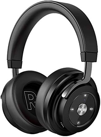 Bluetooth 5.0 Headphones Stereo Foldable Headphones Gaming Earphone Soft Memory-Protein Earmuffs Deep Bass Noise Cancelling for PC/Cell Phones/TV,Red
