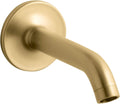 Kohler 14426-2MB Purist® Wall-Mount 35 Degree Bath spout, 2.5 gpm, Vibrant Brushed Moderne Brass