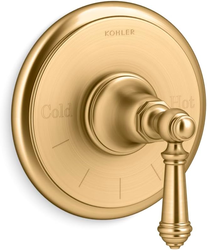 KOHLER Artifacts Mastershower Temperature Control Valve Trim With Lever Handle