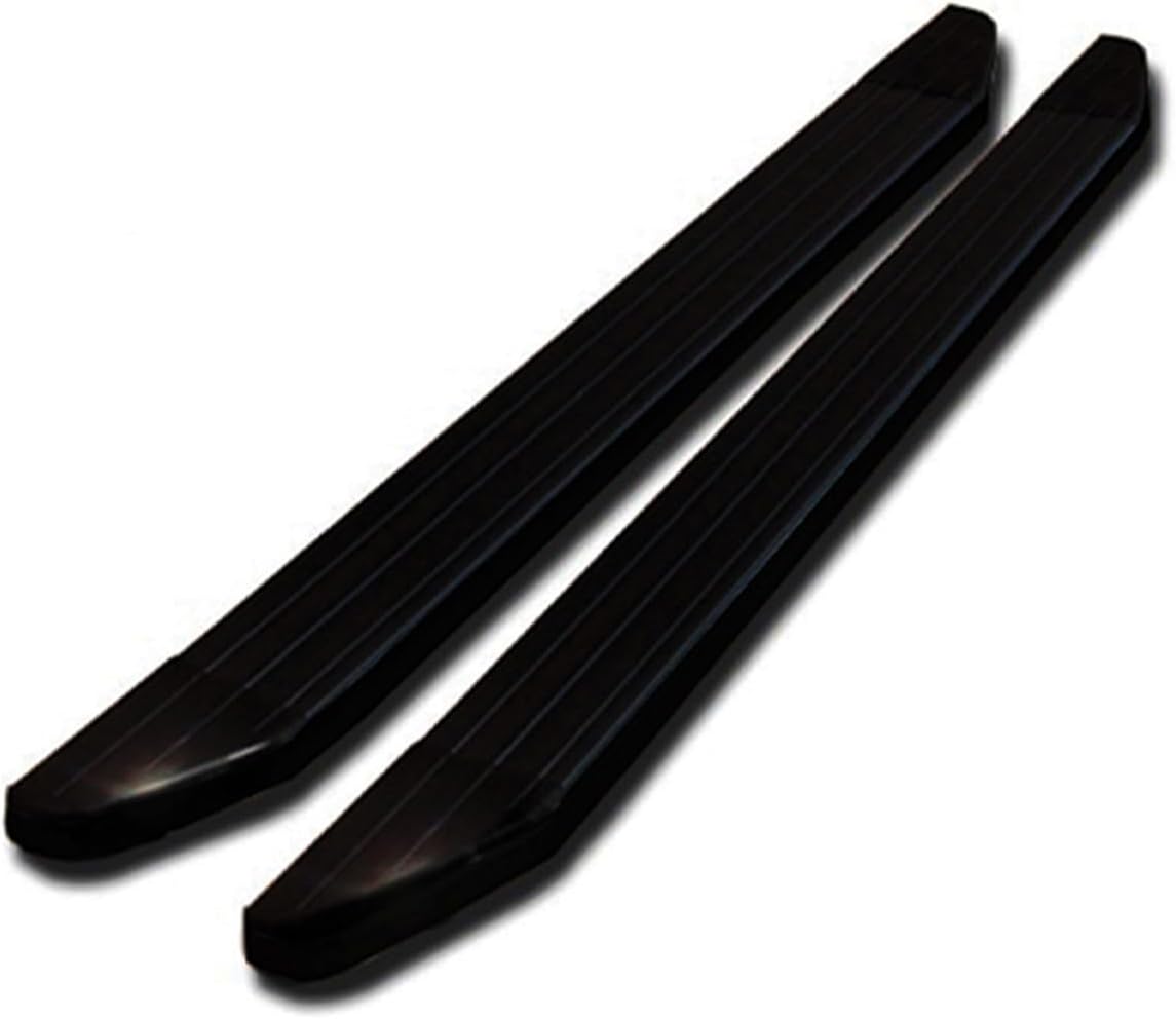 Black Horse PEERLESS Running Boards Black Compatible with 2015-2023 Jeep Renegade-PR-J268BK