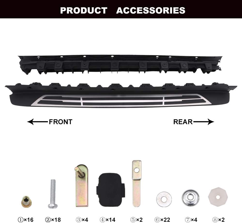 Running Boards Fit for 2020-2026 Toyota Highlander L LE XLE XSE Limited Platinum Hybrid Bronze Edition Side Steps Bar