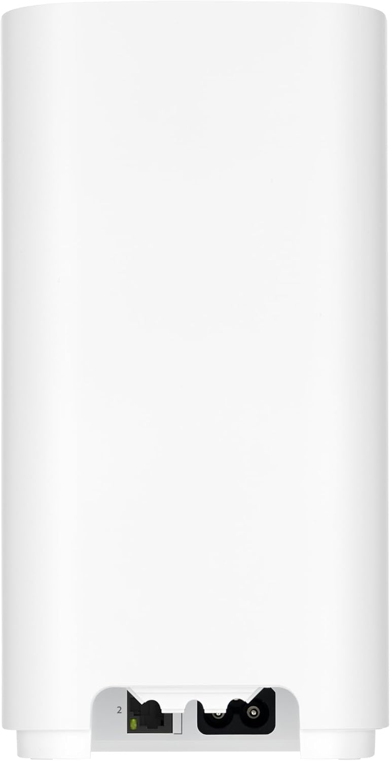 ASUS ZenWiFi BD5 Outdoor Dual-Band WiFi 7 Mesh, 5000 Mbps, Coverage up to 15,000 sq. ft. Outdoors(1pk), Dual 2.5G Ports, IP65, PoE+AC Powered, Wall and Pole Mount, VPNs