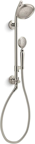 Kohler K-76472-G-SN Artifacts Hydrorail Shower Column Kit, 1.75 GPM, Vibrant Polished Nickel